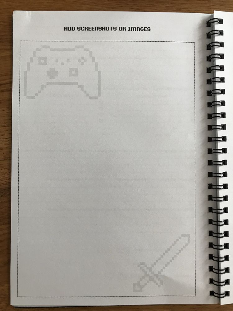 Retro Game Journal Prezent dla Gracza Pamiętnik Gry Konsole