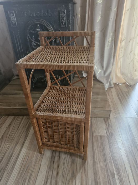Urocza wiklinowa szafka styl Boho, Rus8