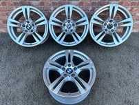 Oryginalne alufelgi 18 BMW 5x120 M pakiet X1 E84 srebrne felgi styling 355 8j ET30 9j ET41 E60 xDrive F10 Z3 Z4 E46 X3 E83 X5 E90 F30 F32 F34 GT F01 F12 F20 E87 E81 Performance
