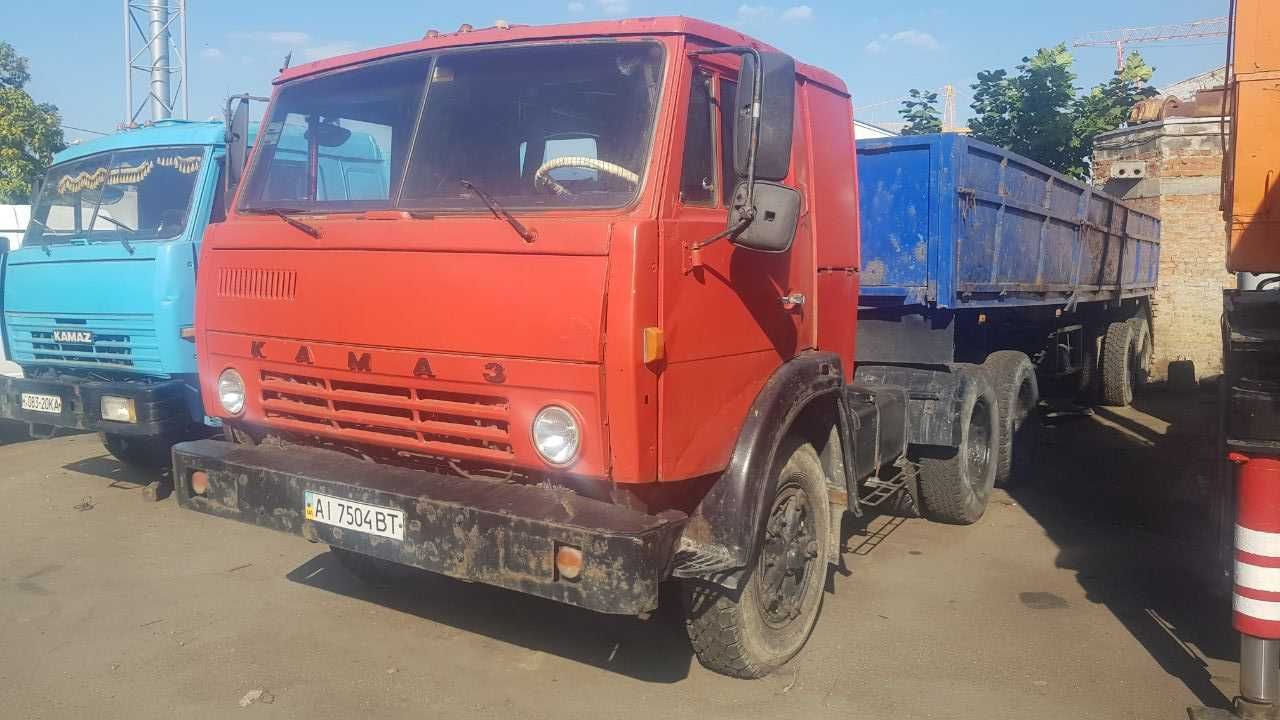 КАМАЗ 5410. Cідловий тягач з напівпричепом 9м