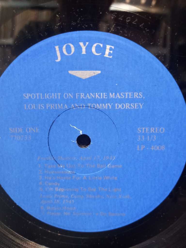 Spotlight On Frankie Masters, Louis Prima, płyta winylowa