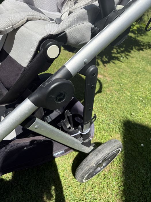 Wózek bliźniaczy Cybex gazelle s (lava grey)