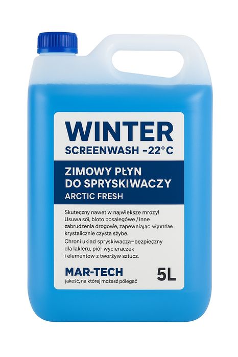 Zimowy płyn do spryskiwaczy  5L DO  -22⁰C