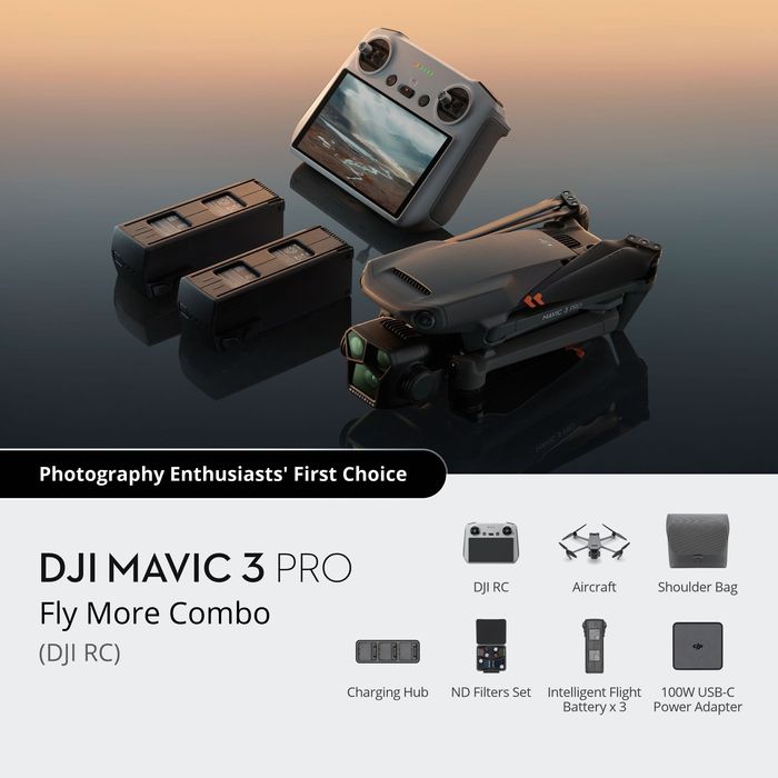 Dji MAVIC 3 PRO - fly more combo - COMO NOVO