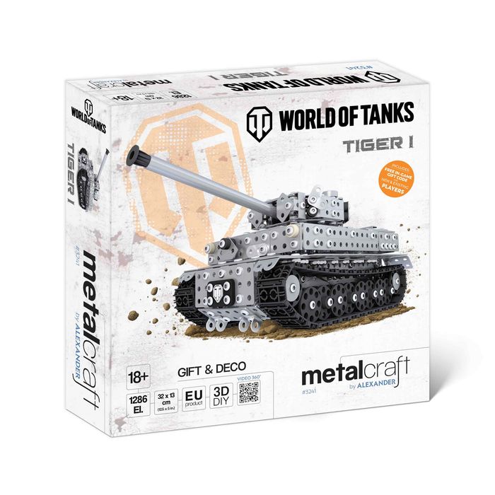Czołg Tiger I Metalcraft World of Tanks Alexander