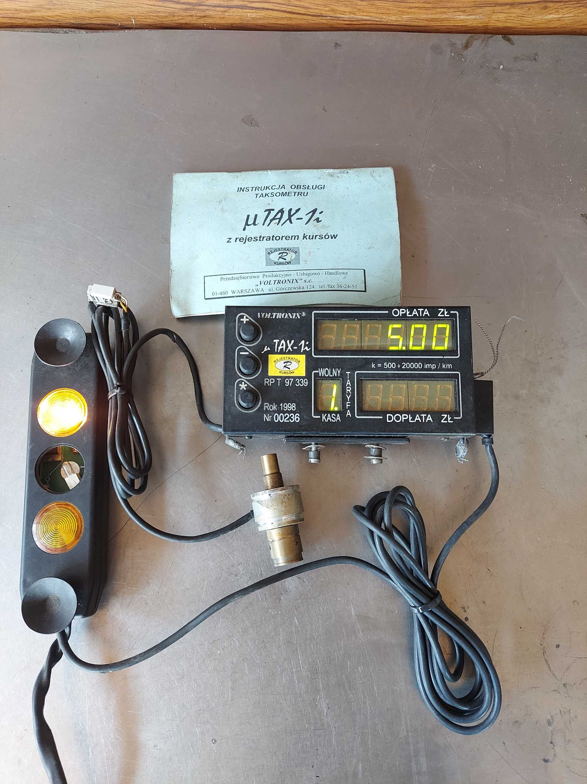 Taksometr polonez 125p retro lata 90te Voltronix