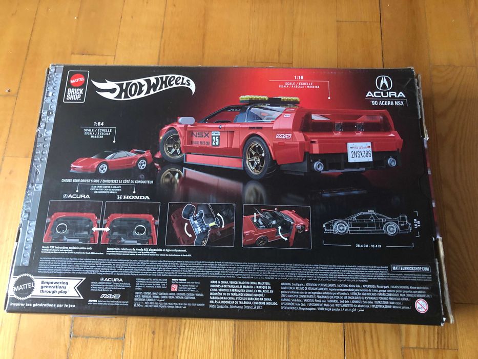 Klocki Mattel Brick Shop Hot Wheels 90 Acura