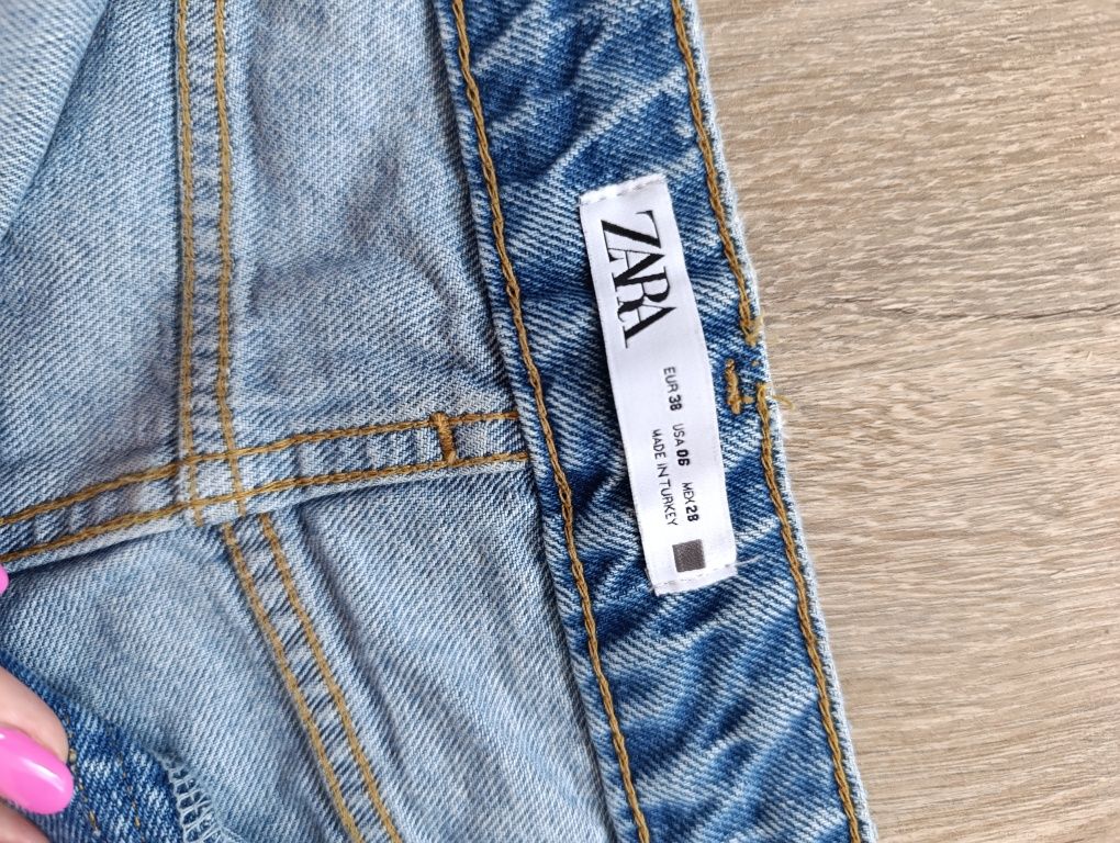 Szorty damskie jeans Zara 38