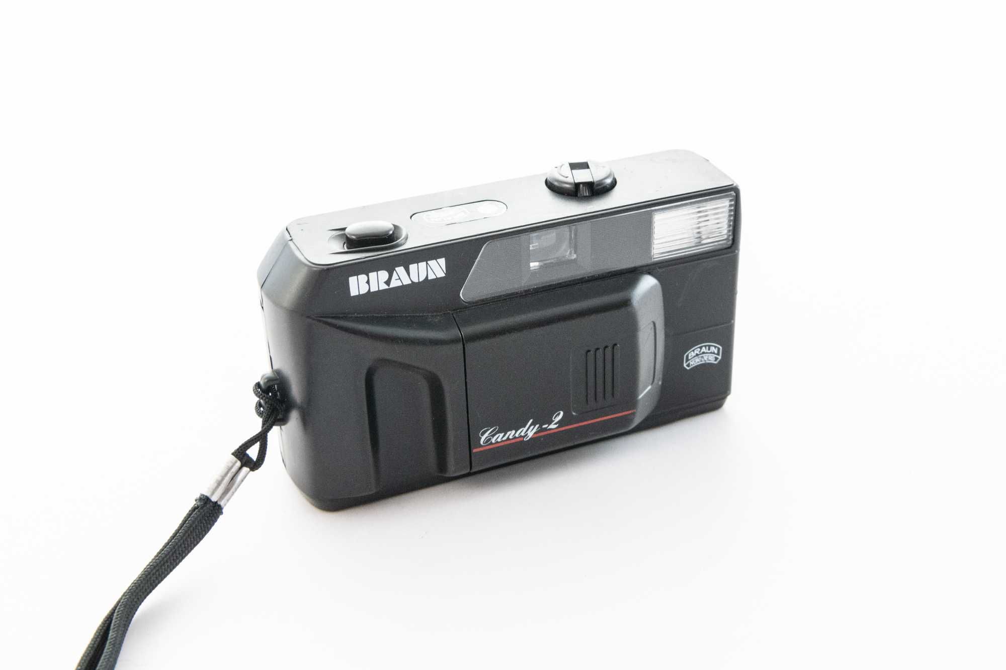 2x aparat analogowy na kliszę BRAUN Candy-2 | Grany maxx Wide Pie