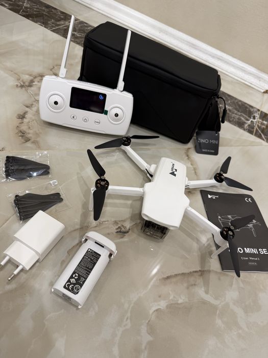 Квадрокоптер Hubsan Zino Mini SE 6км GPS 3-x осьова 4K 32хвилин WI-FI
