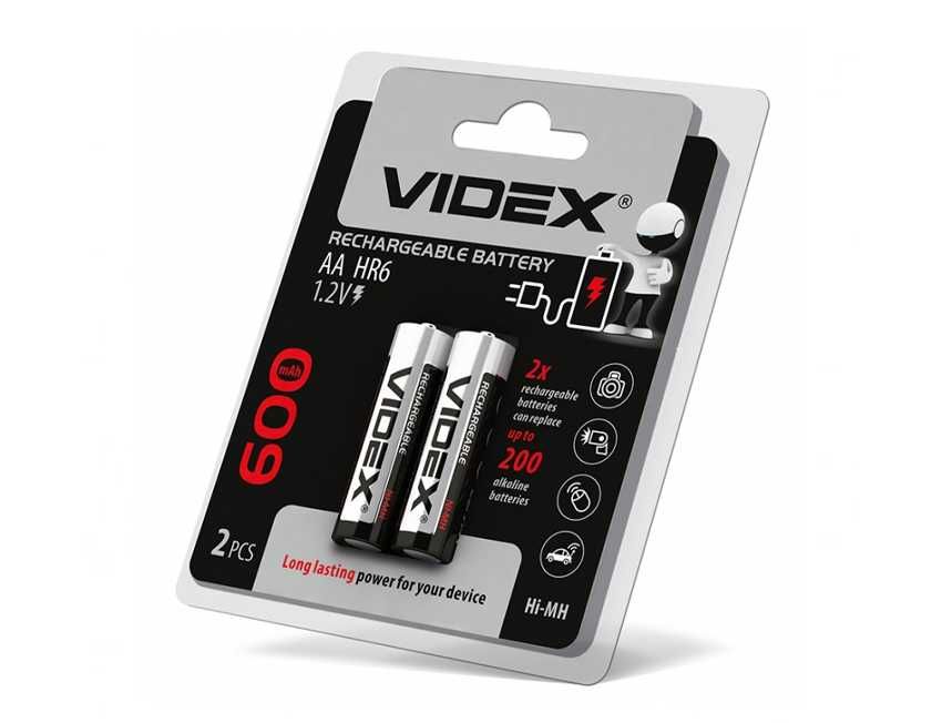 Акумулятор VIDEX 600 mAh. ААА АА