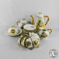 Serviço de Chá para 8 pessoas, porcelana “France M de M Limoges”