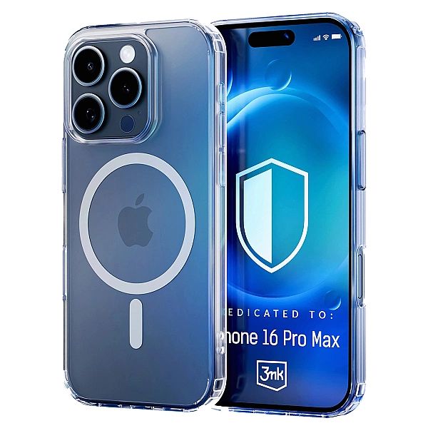 Etui 3mk MagCase z MagSafe na iPhone 16 Pro Max - przezroczyste