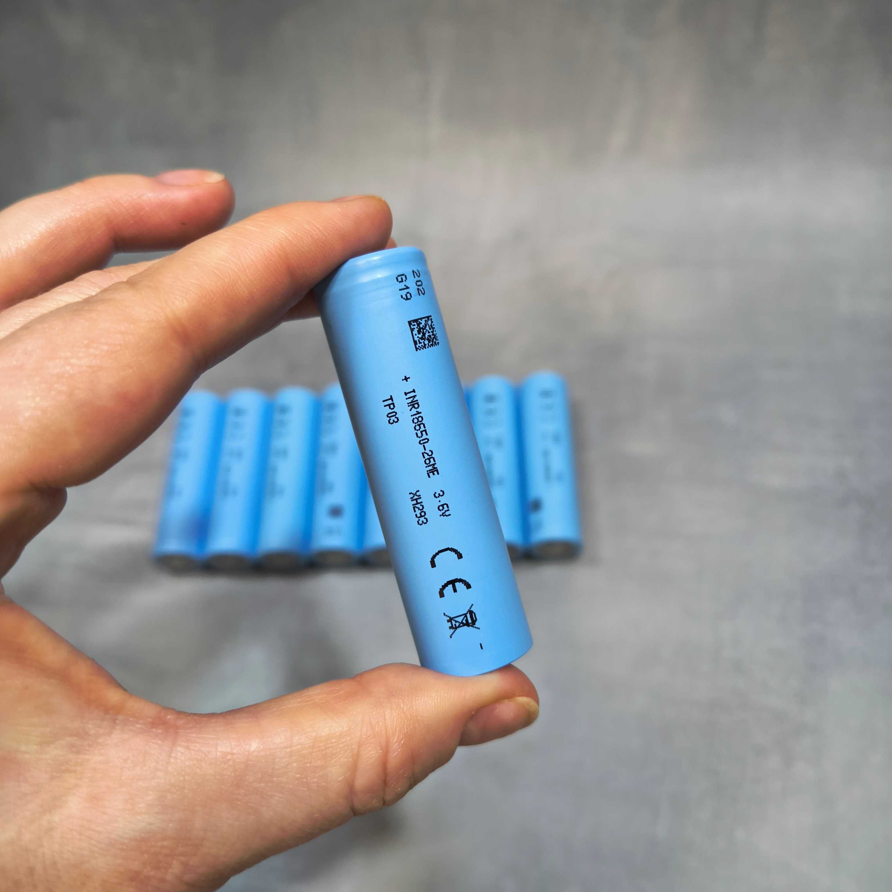 Надежный Аккумулятор 18650 Tenpower INR18650 26ME 2600mAh 8А для вело