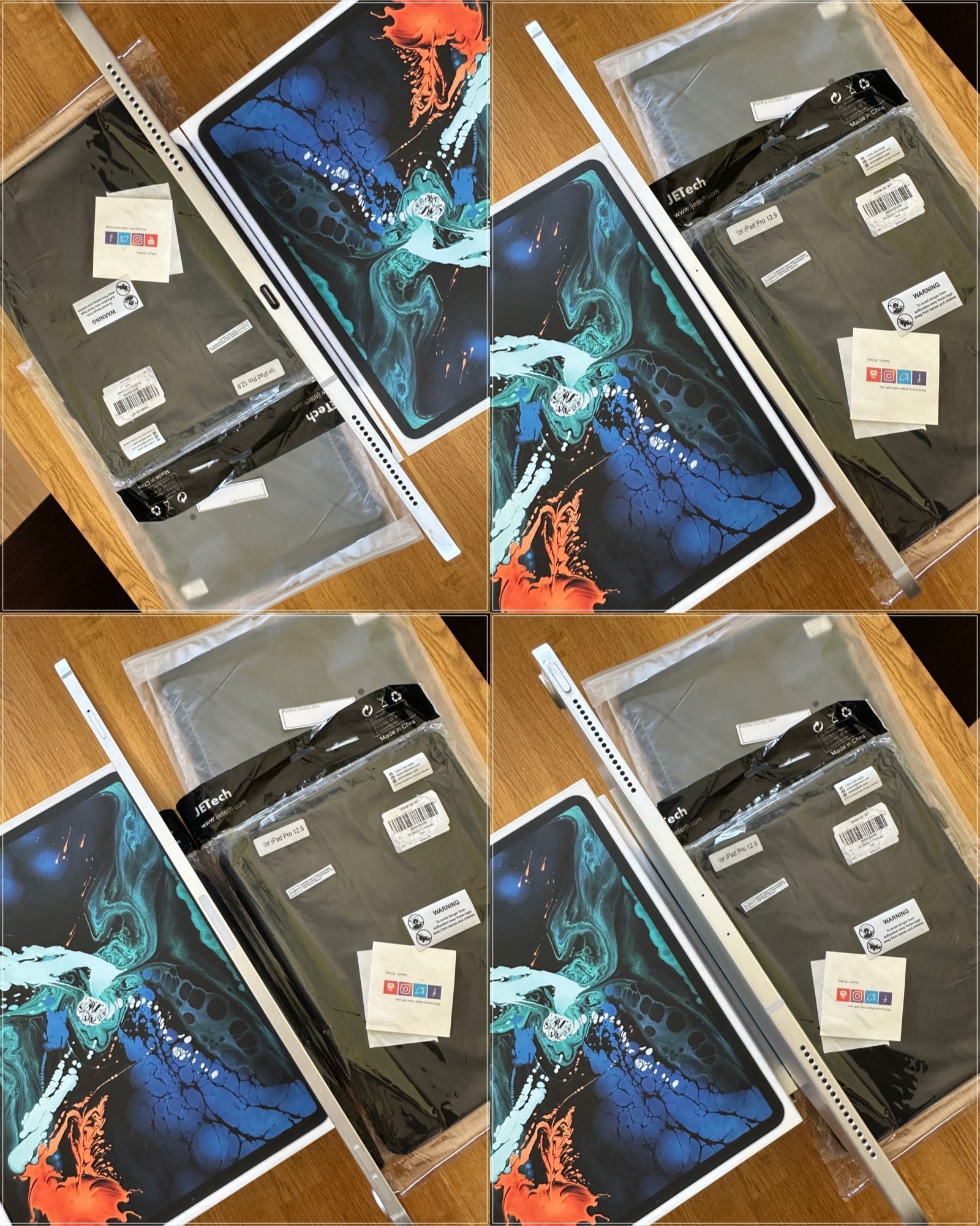 Apple iPad PRO 12.9 WiFi/LTE Silver 256GB 2019 3Gen + 7 gratisów 85%