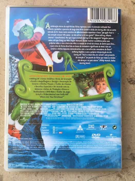 DVD filme Grinch