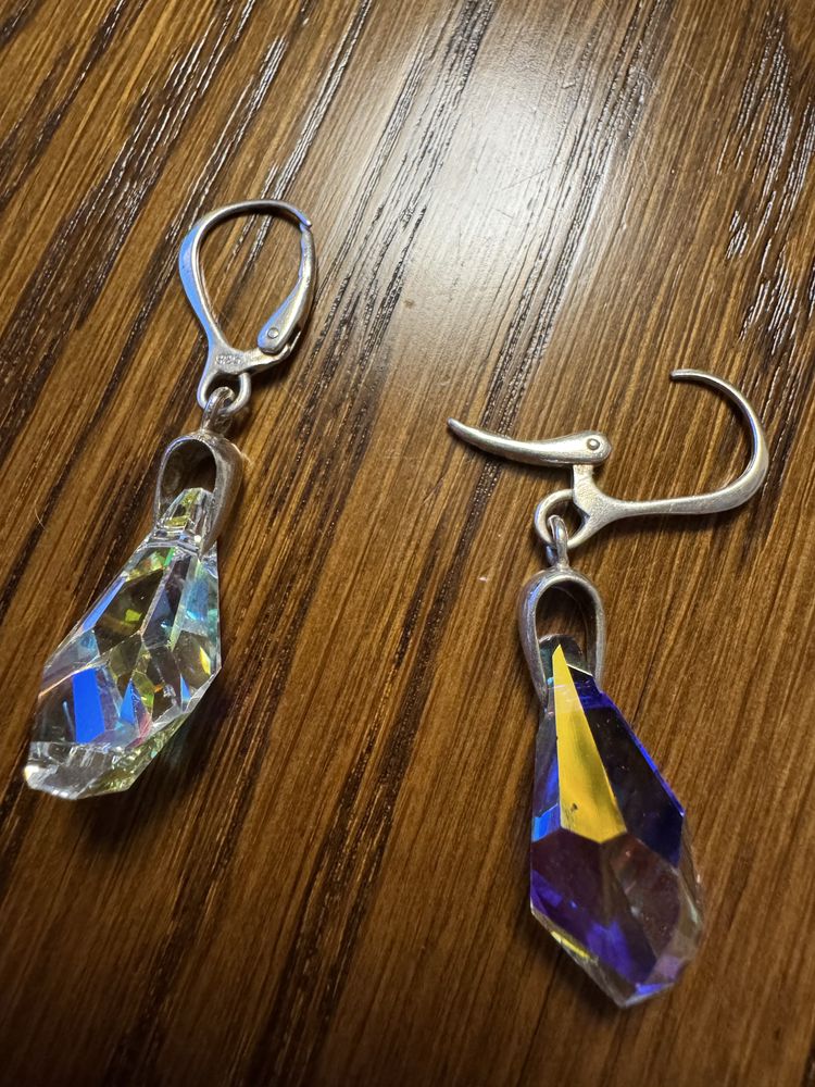 Kolczyki zawieszka Swarovski
