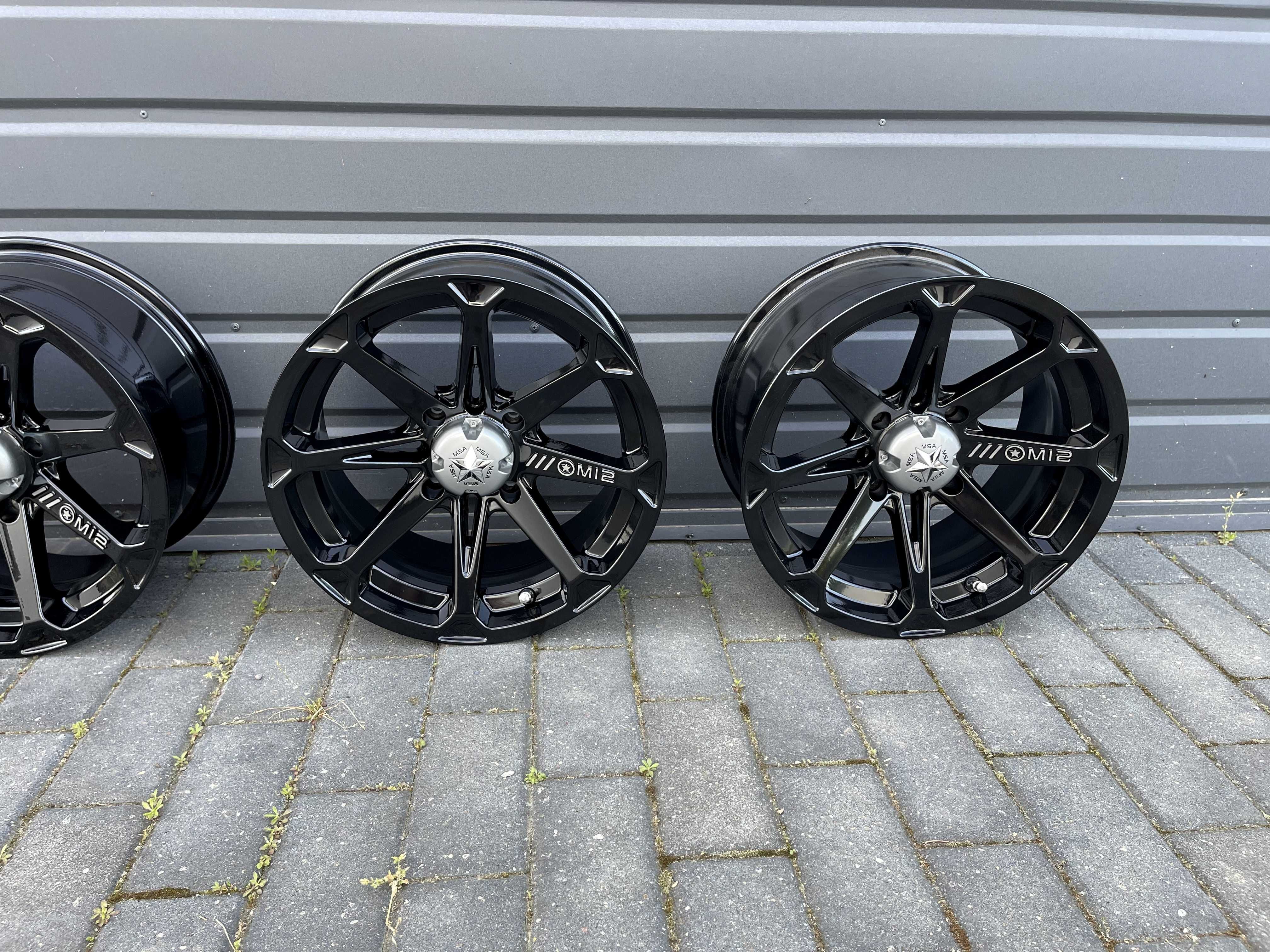 Komplet Felg Quad Diesel Utility M12 MSA Wheels 14 X 7 UTV 4 x 110