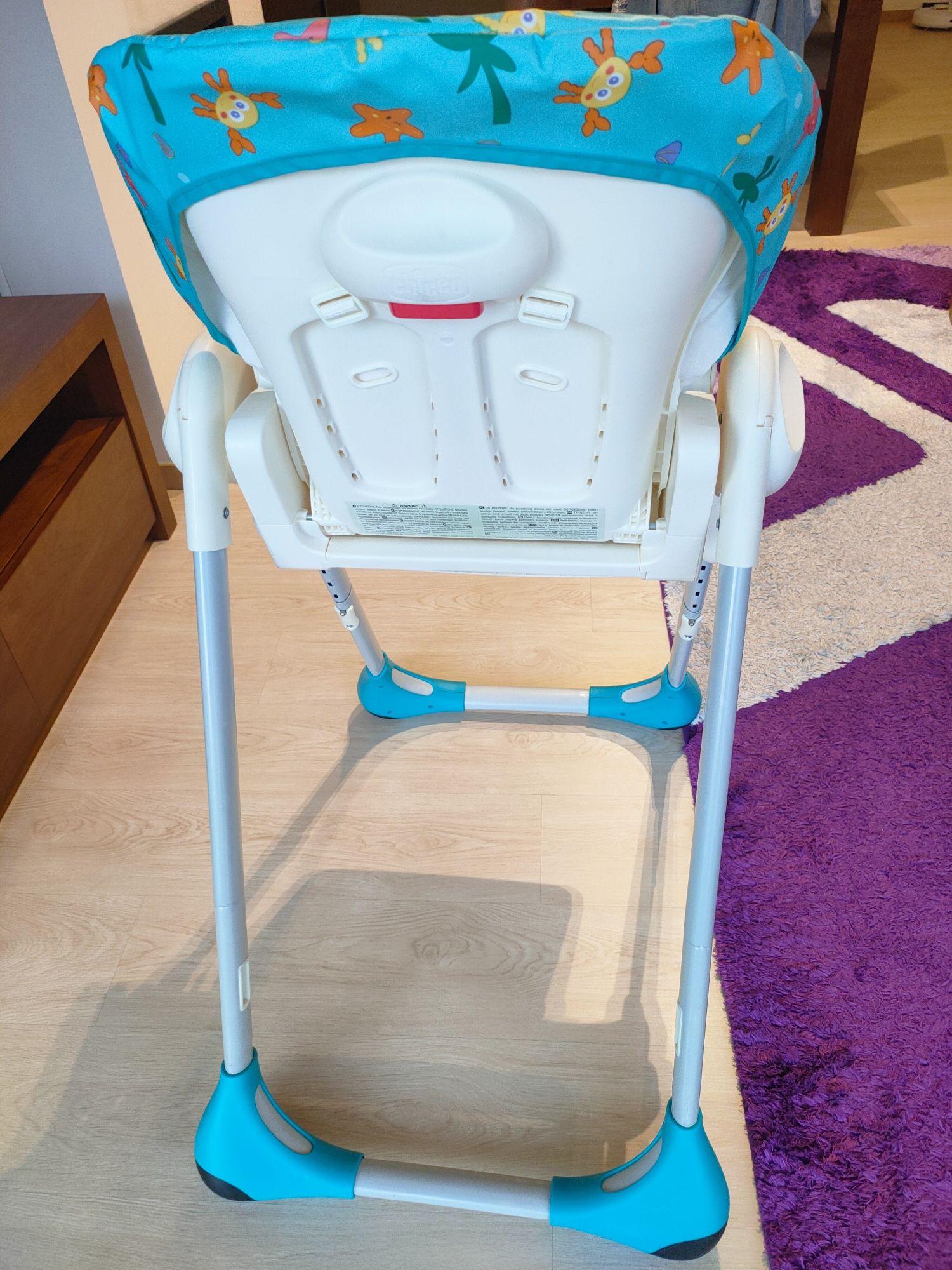 Cadeira de papa, marca Chicco, Polly 2 em 1.