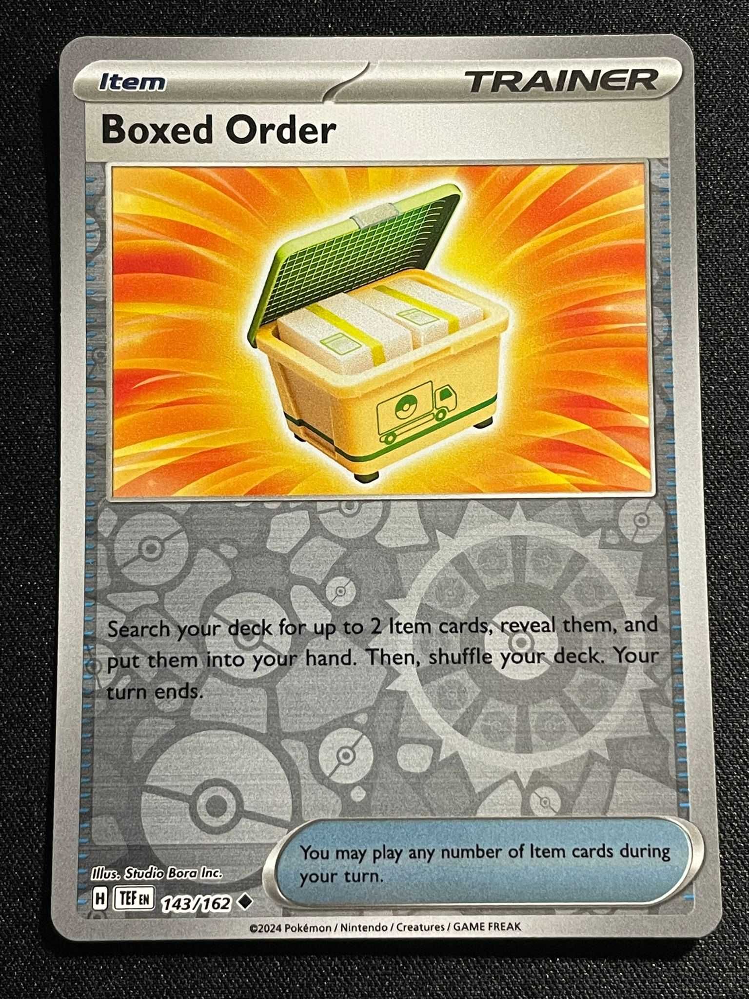 Carta Pokémon Boxed Order 143/162 Temporal Forces