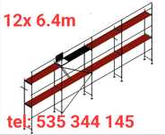 Rusztowanie elewacyjne plettac 12x6.5m