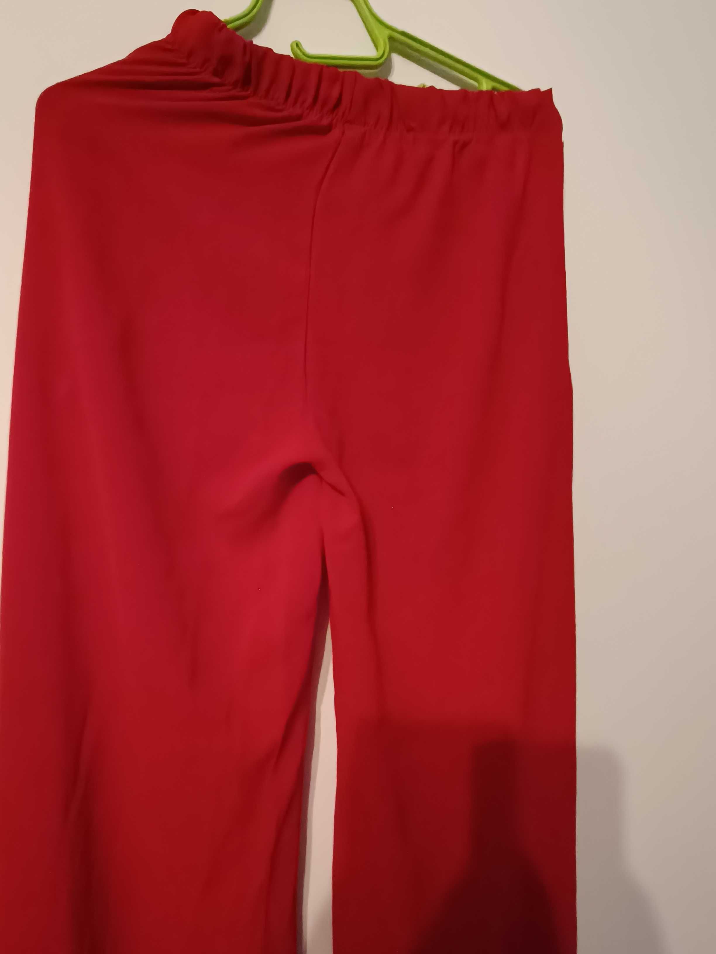 Pantalona +top a estrear cor vermelha