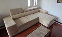 Sofa cama bege excelente
