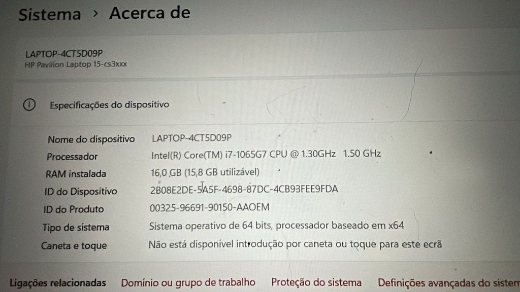 HP Pavilion 15 portátil