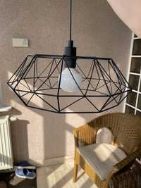 Lampa wisząca czarna 45cm