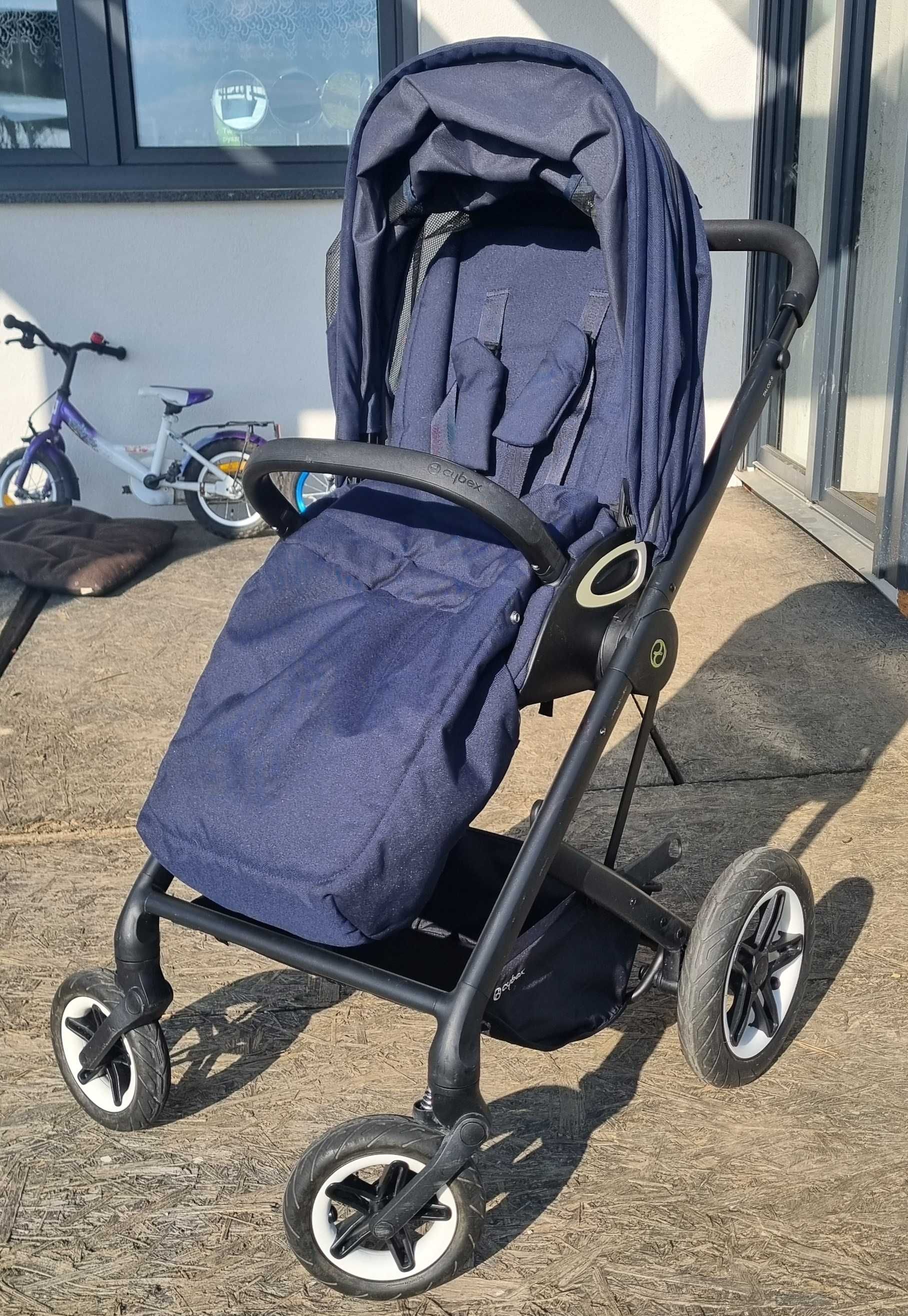 Wózek Spacerówka Cybex Talos S LUX + pokrowiec na nogi. PRZÓD I TYŁ