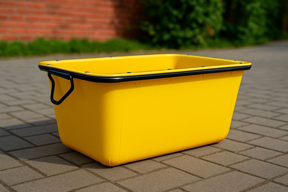 Kastra budowlana 200L pojemnik dźwigowy beton skrzynia wanna wanienka