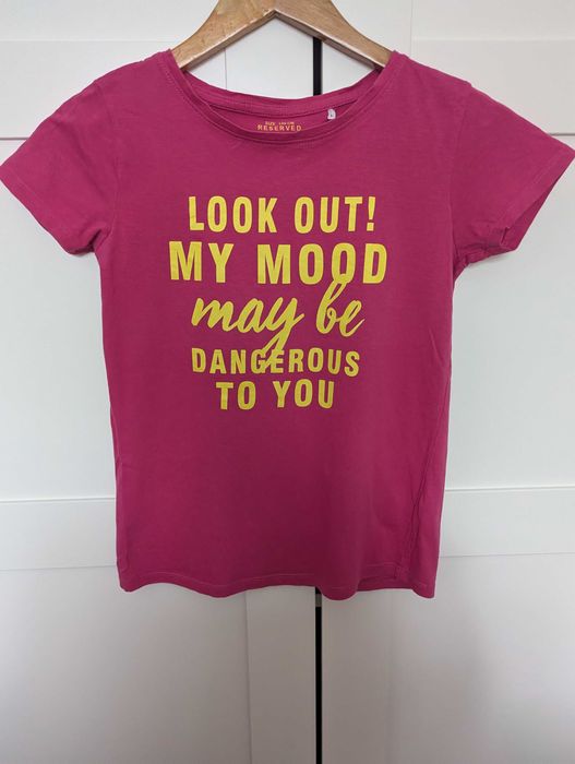 Różowy T-shirt dla dziewczynki - 146 - Reserved