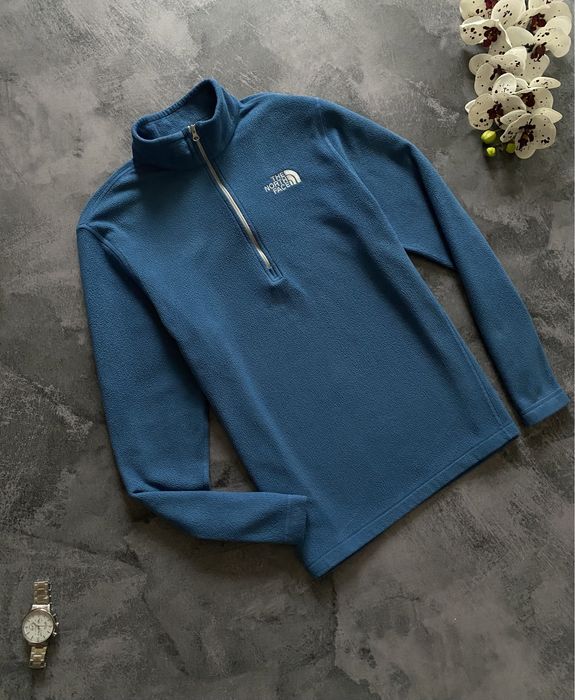 1/3 зип флисовая кофта The North Face мужская оригинал