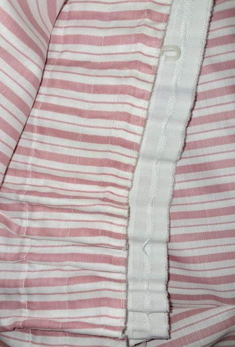 2 cortinados com fita para franzir