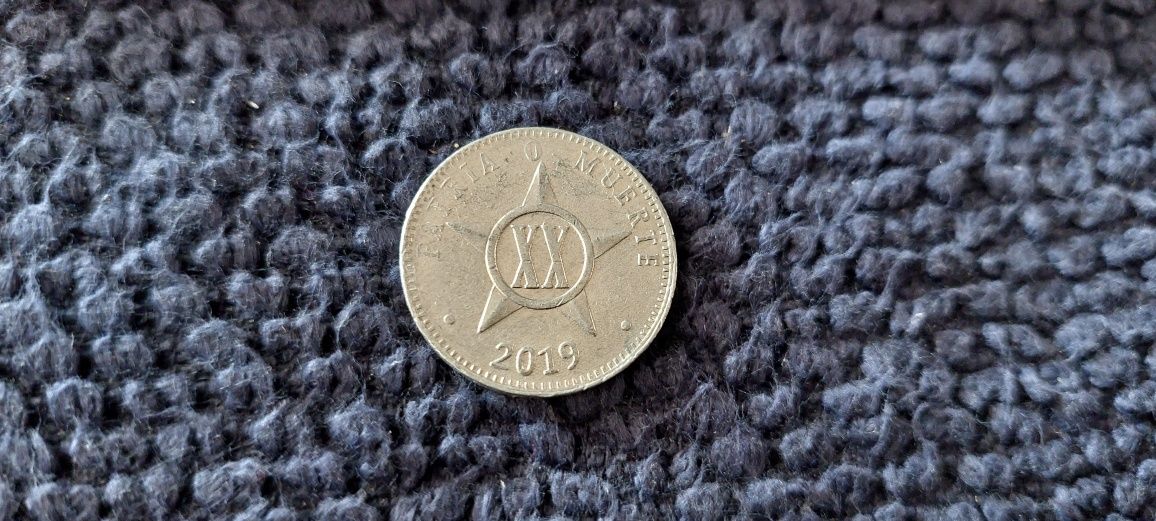Moneta Peso Kuba banknot 20 peso, 1 peso moneta