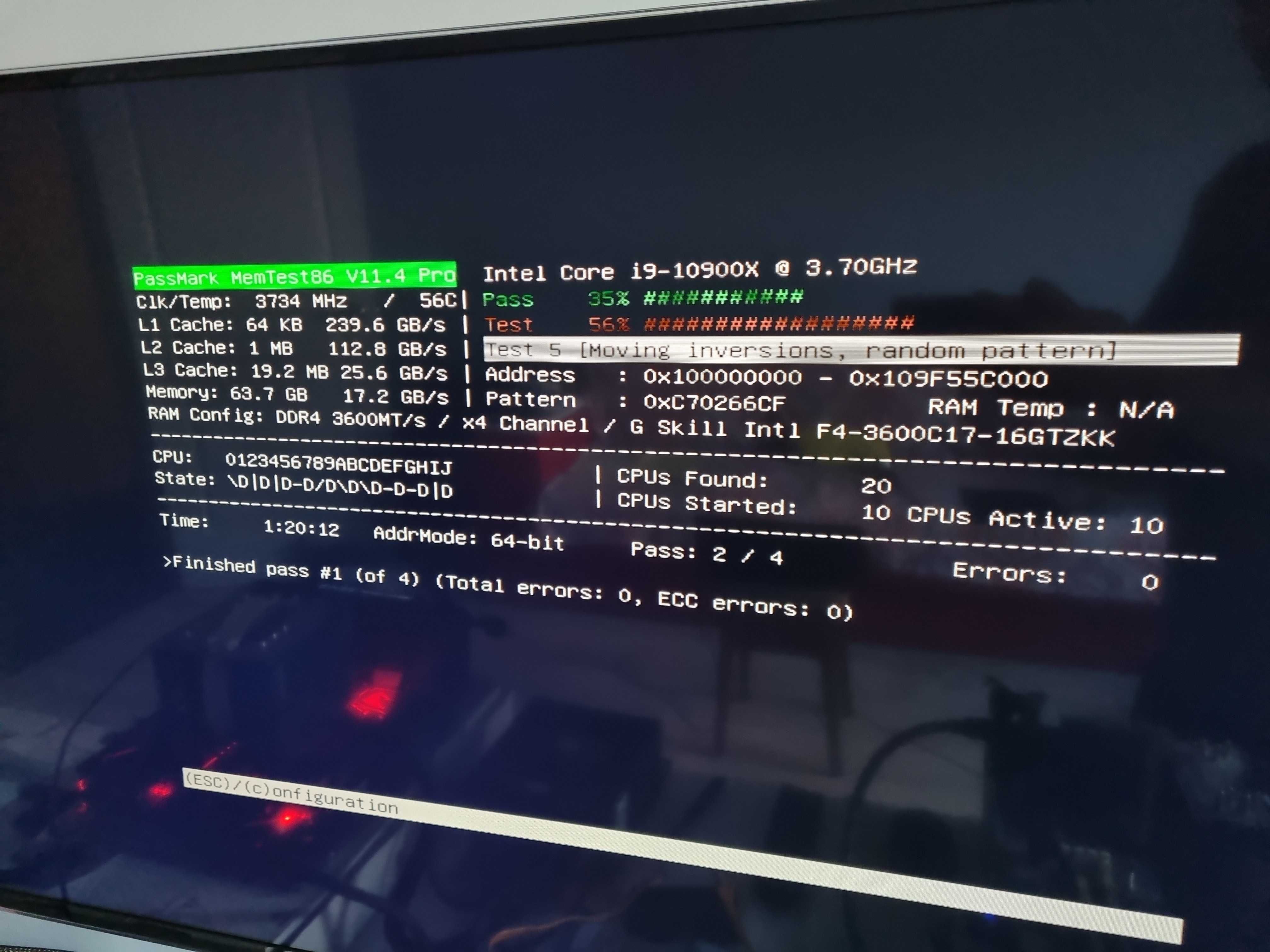 Оперативна пам'ять G.Skill Ripjaws V DDR4-3600 16Gb 32Gb 64Gb