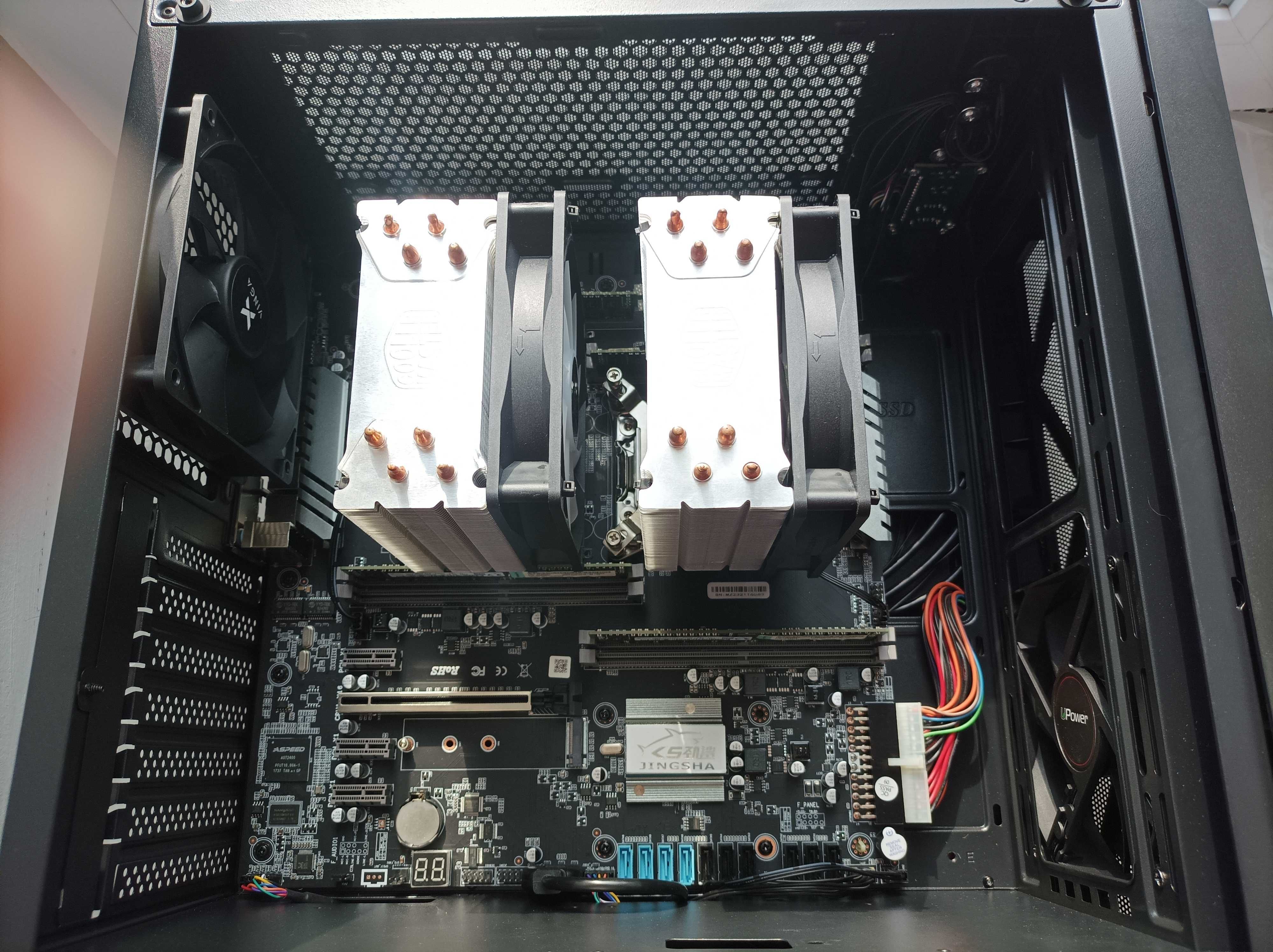 Сервер 2 x E5 2680 v4 64 Gb DDR4 xeon s 2011 c612 x99 GTX 1660 S