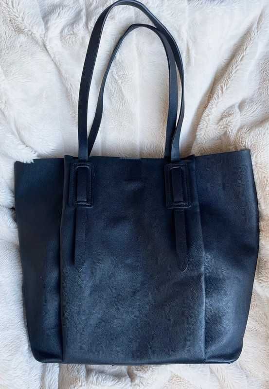 Torebka duża tote bag na ramię bez przegródek (Zara)