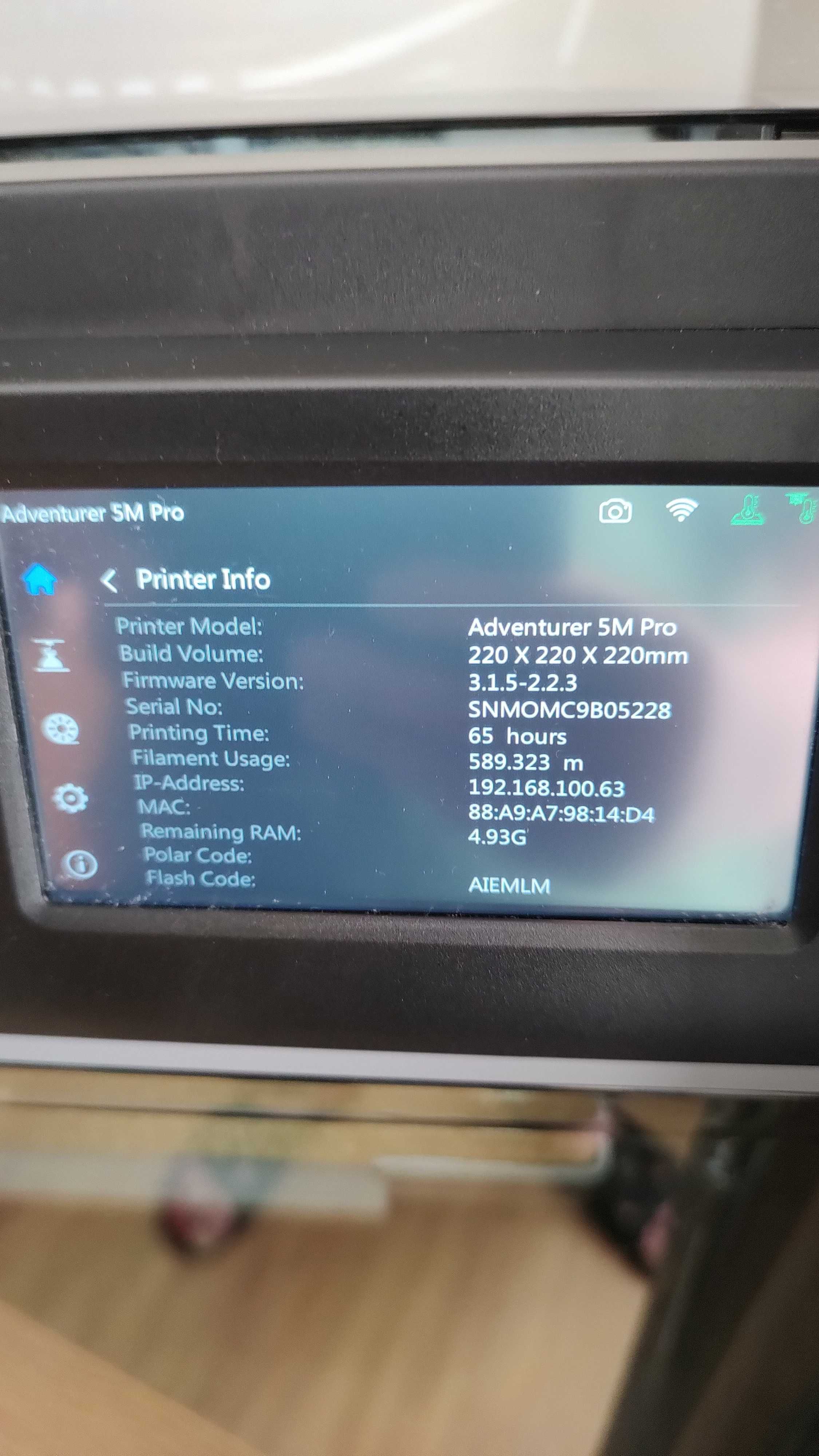 Flashforge Adventurer 5M Pro + suszarka filamentu + filamenty