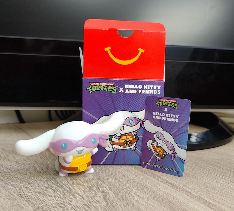 Figura Cinnamoroll x Donatello | TMNTxHello Kitty&Friends | McDonald's