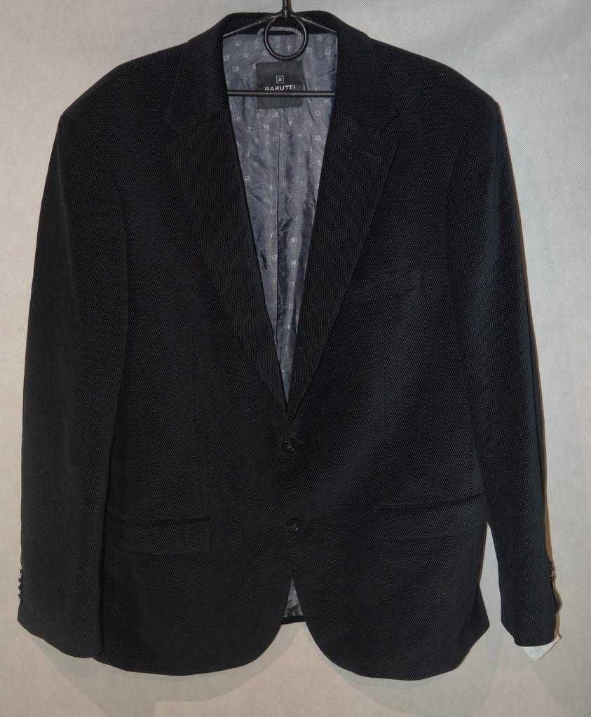 Welurowa marynarka Barutti comfort fit 56