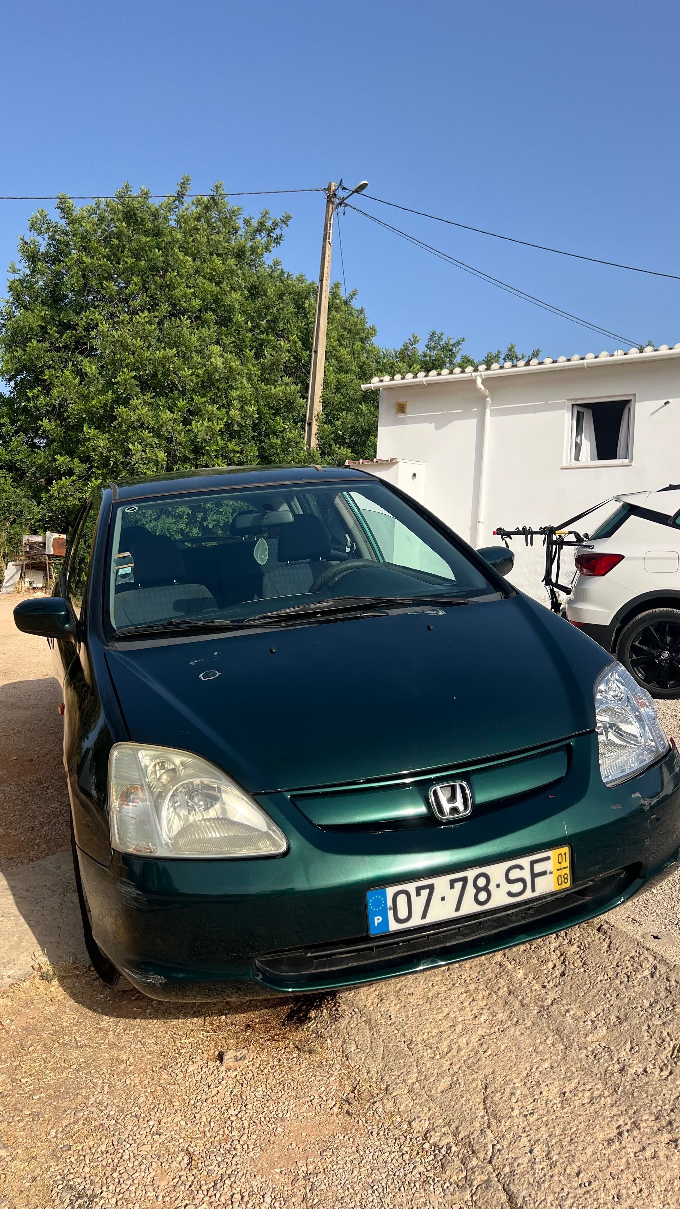 Honda Civic 2001 Verde -  Preço negociável