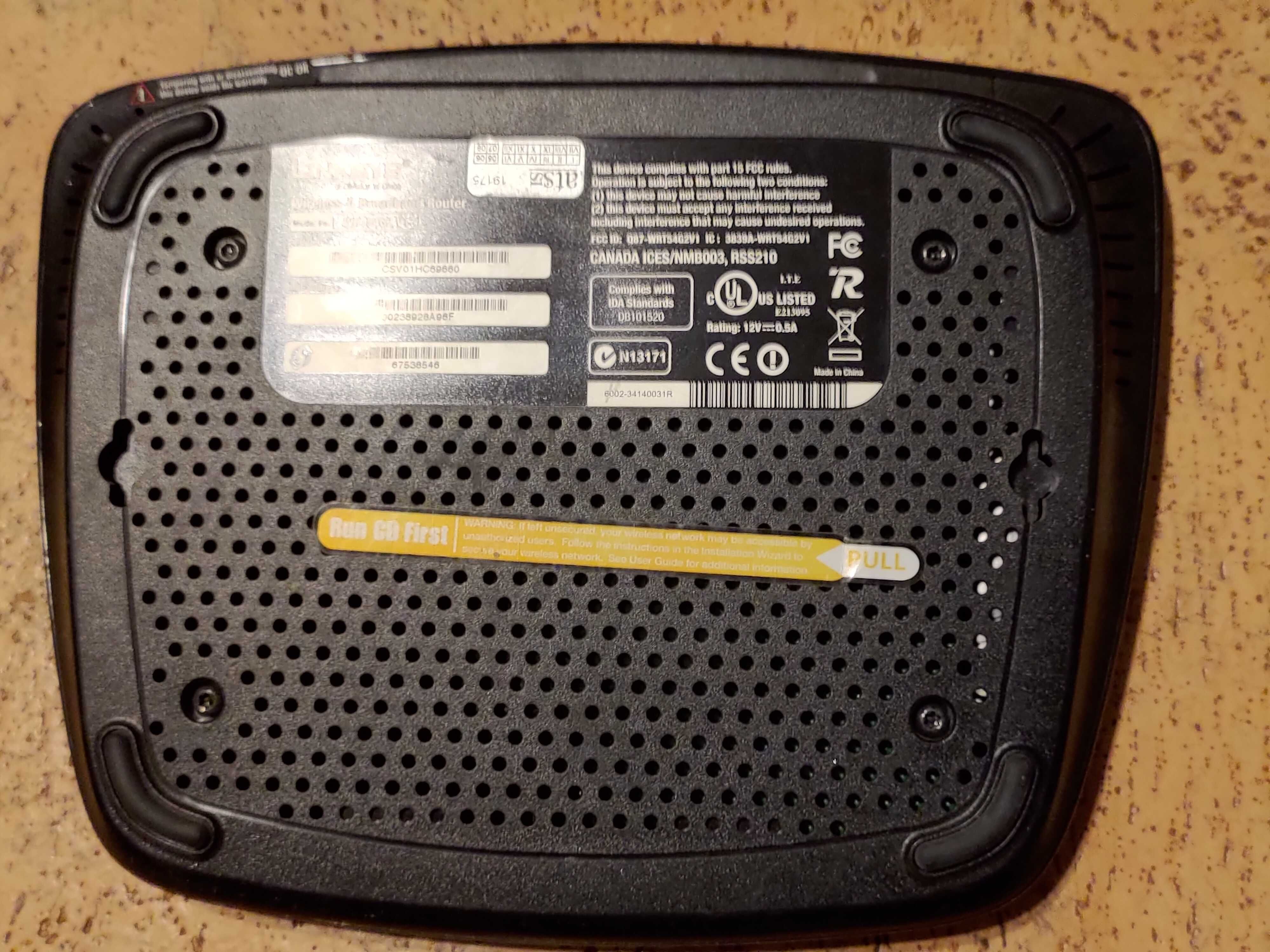 Router Linksys Cisco WRT54G2 v1 zasilacz LS120V05AE
