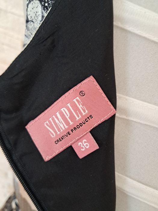 Elegancka koktajlowa sukienka