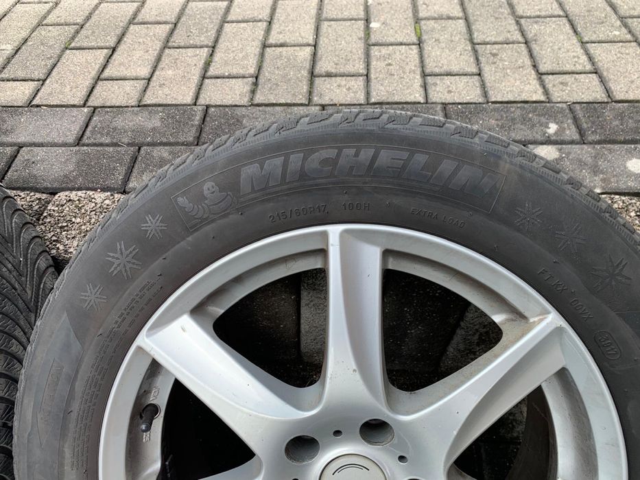Felgi ENZO 17” + opony zimowe (z 2017 roku) michelin Apli. 5 215/60