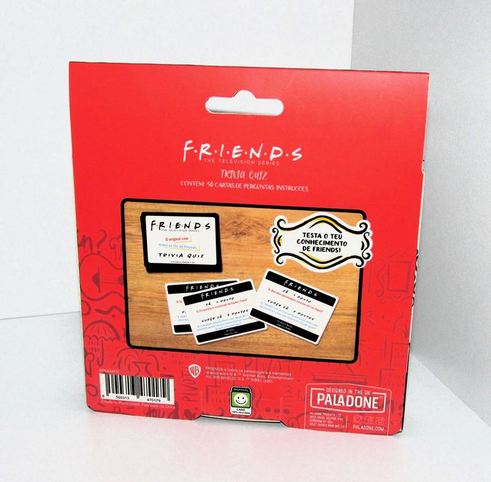 Trivia Quiz Friends Edição Portuguesa Novo/Selado