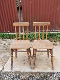 Krzesla 2sztuki zestaw drewniane prl do odbowienia