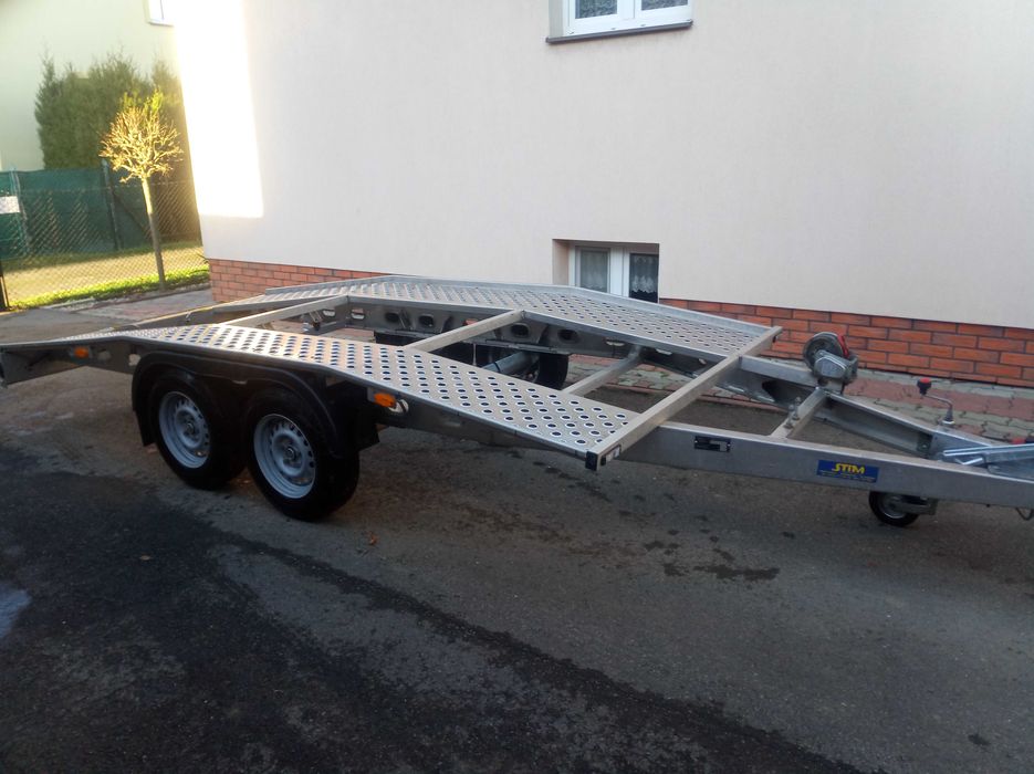 Laweta samochodowa aluminiowa Masa własna 400kg DMC 2000kg STIM