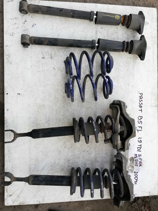 Vw Passat B5 Fl Стойка Пружина Ступиця Ричаг Audi A6 C5 Розборка A4 B6