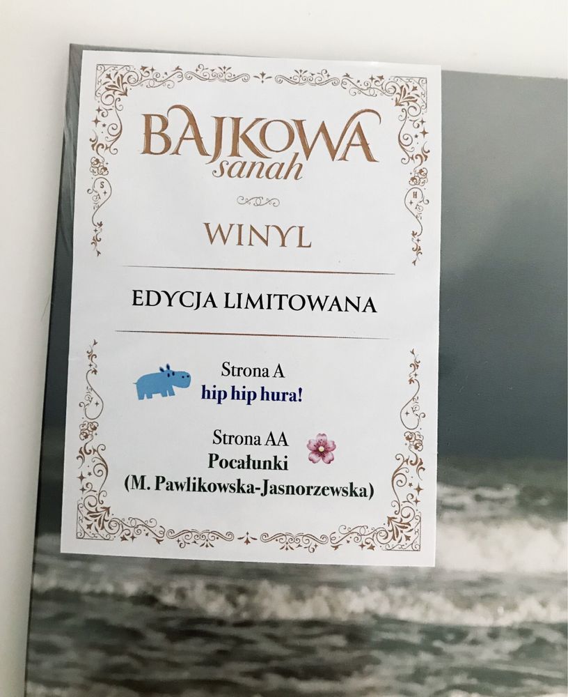 Limitowany Winyl „Bajkowa Sanah” z autografem